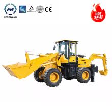 Chinese machinery mini backhoe loader,4x4 compact tractor backhoe loader